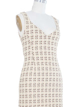 2002 Prada Metallic Brocade Dress Dress arcadeshops.com