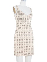 2002 Prada Metallic Brocade Dress Dress arcadeshops.com