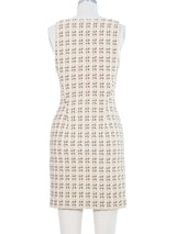 2002 Prada Metallic Brocade Dress Dress arcadeshops.com