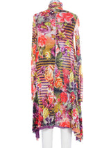 Jean Paul Gaultier Floral Mesh Dress Dress arcadeshops.com