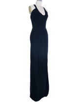 Herve Leger Black Bandage Gown Dress arcadeshops.com