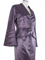 Thierry Mugler Quilted Sleeve Skirt Suit Suit arcadeshops.com
