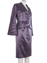 Thierry Mugler Quilted Sleeve Skirt Suit Suit arcadeshops.com