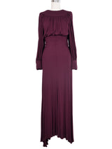 Quorum Open Shoulder Jersey Gown Dress arcadeshops.com