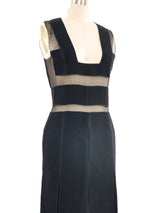 2001 Prada Silk Chiffon Panelled Dress Dress arcadeshops.com