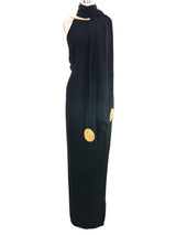 Pamela Dennis Roman Inspired Silk Evening Ensemble Dress arcadeshops.com