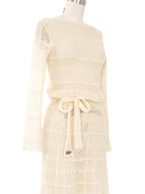 1999 Chanel Mohair Knit Sweater Dress Dress arcadeshops.com