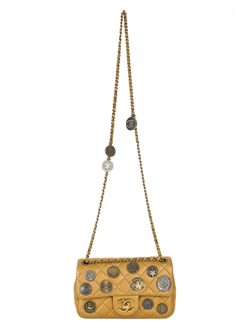 2015 Chanel Paris Dubai Medallion Flap Bag
