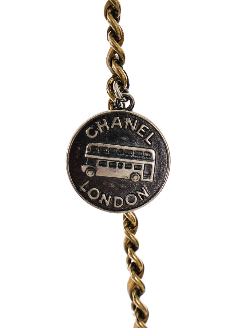 2015 Chanel Paris Dubai Medallion Flap Bag