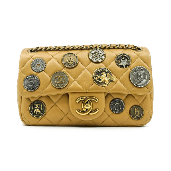 2015 Chanel Paris Dubai Medallion Flap Bag