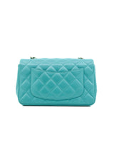 Chanel Mini Rectangular Green Lambskin Flap Bag Accessory arcadeshops.com