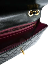 1990s Chanel Quilted Lambskin Jumbo Half Flap Accessory arcadeshops.com