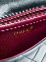 1990s Chanel Quilted Lambskin Jumbo Half Flap Accessory arcadeshops.com
