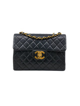 1990s Chanel Quilted Lambskin Jumbo Half Flap Accessory arcadeshops.com