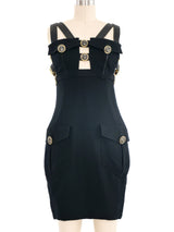 1992 Gianni Versace Medusa Bondage Dress Dress arcadeshops.com