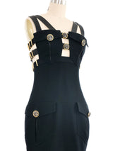 1992 Gianni Versace Medusa Bondage Dress Dress arcadeshops.com