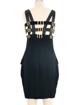 1992 Gianni Versace Medusa Bondage Dress Dress arcadeshops.com