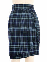 Thierry Mugler Wool Tartan Skirt Bottom arcadeshops.com
