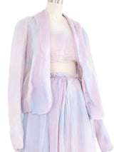 Rodarte Hand Dyed Silk Three Piece Ensemble Suit arcadeshops.com