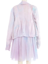 Rodarte Hand Dyed Silk Three Piece Ensemble Suit arcadeshops.com