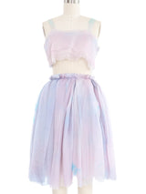 Rodarte Hand Dyed Silk Three Piece Ensemble Suit arcadeshops.com