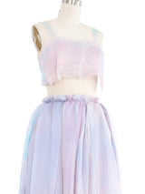 Rodarte Hand Dyed Silk Three Piece Ensemble Suit arcadeshops.com