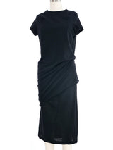 Comme des Garcons Black Layered Wool Shirt Dress Dress arcadeshops.com