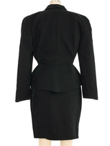 1980 Thierry Mugler Primary Color Trimmed Skirt Suit Suit arcadeshops.com