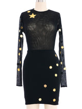 Giorgio di Sant'Angelo Embellished Mesh Ensemble Suit arcadeshops.com