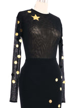 Giorgio di Sant'Angelo Embellished Mesh Ensemble Suit arcadeshops.com