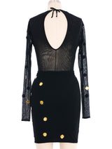 Giorgio di Sant'Angelo Embellished Mesh Ensemble Suit arcadeshops.com
