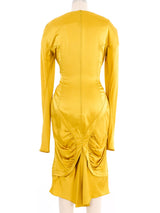 2003 Gucci Chartreuse Silk Dress Dress arcadeshops.com