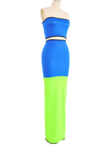 Giorgio di Sant'Angelo Colorblock Jersey Ensemble Suit arcadeshops.com