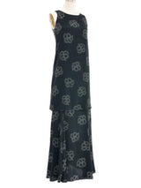 Chloe by Karl Lagerfeld Printed Silk Tunic Skirt Ensemble Suit arcadeshops.com