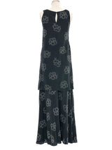 Chloe by Karl Lagerfeld Printed Silk Tunic Skirt Ensemble Suit arcadeshops.com
