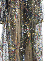 1980 Halston Fireworks Sequin Net Coat Jacket arcadeshops.com