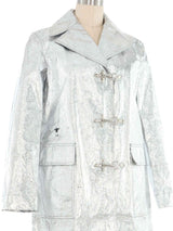 Christian Dior Silver Foil Fire Jacket Jacket arcadeshops.com