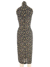 2001 Dolce & Gabbana Silk Floral Halter Dress Dress arcadeshops.com