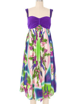 Jean Paul Gaultier Parrot Printed Mesh Dress and Jacket Dress arcadeshops.com