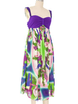 Jean Paul Gaultier Parrot Printed Mesh Dress and Jacket Dress arcadeshops.com
