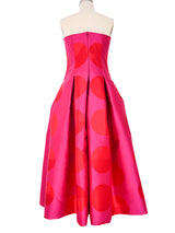 Colorblock Polka Dot Opera Coat Gown Ensemble Outerwear arcadeshops.com