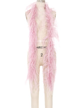 Pink Ostrich Feather Boa Accessory arcadeshops.com