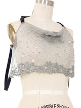 Giorgio Armani Beaded Lace Cami Top Top arcadeshops.com