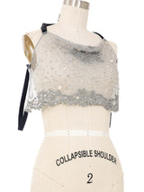 Giorgio Armani Beaded Lace Cami Top Top arcadeshops.com