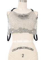 Giorgio Armani Beaded Lace Cami Top Top arcadeshops.com