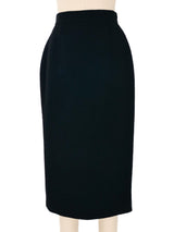 1993 Chanel Black and White Boucle Skirt Suit Suit arcadeshops.com