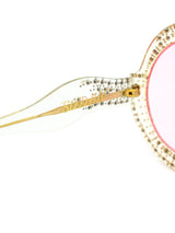 Ultra Sudan Pink Lens Rhinestone Sunglasses Accessory arcadeshops.com