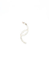 Exaggerated Crystal Crescent Earrings Jewelry arcadeshops.com