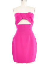 Krizia Open Midriff Strapless Dress Dress arcadeshops.com