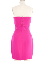 Krizia Open Midriff Strapless Dress Dress arcadeshops.com